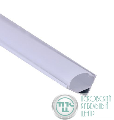Профиль накладной угловой PAL 1616 (комплект 2м; 2глухих заглушки; рассеиватель матов.; 4клипсы крепежных) JazzWay 5049888