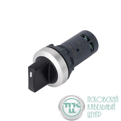 Переключатель SB7 моноблочный 22мм 2поз. с фиксацией металл 1НО IP65 SE SB7ED21