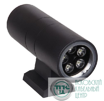 Светильник светодиодный архитектурный PWL-26090/30D 2х5Вт 6500К BL IP65 фасадный исполнение двухсторон. черн. Pro JazzWay 1018618B