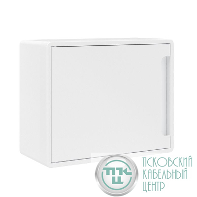 Щиток настенный Фрейм (FRAME) ЩРн-п-8 8мод. с бел. дверцей с 2 шинами PEN на 6 и 8 отверст. бел. DKC F08W1WW