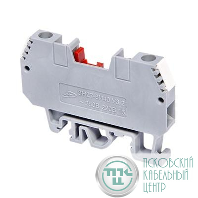 Зажим наборный ЗН27-6И40-Д/ДУ3 тип 2 с биркой тип 3 ВНИИР A8120-80096240