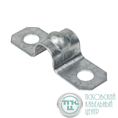 Скоба крепежная двухлапковая d8-9мм метал. EKF sm-2-8-9