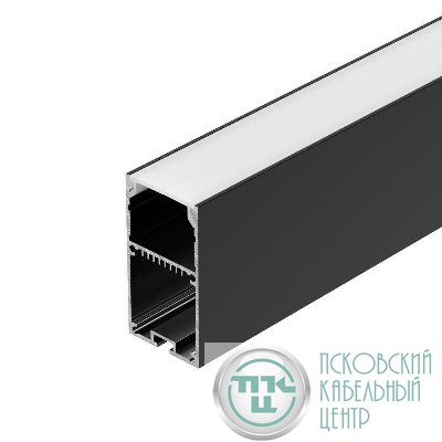 Профиль LINE-S-3667-3000 BLACK L3000 алюм. Arlight 042903