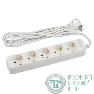 Удлинитель 5х5м с заземл. ПВС 3х1.5 16А U-5e-5m-3x1.5 Эра Б0044039