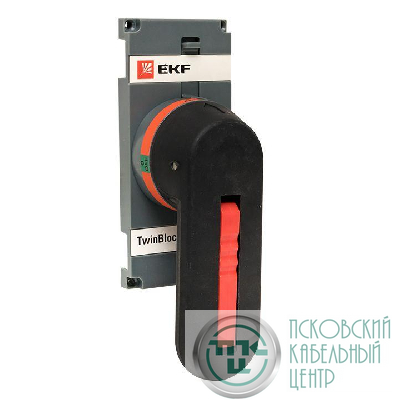 Рукоятка управления для прямой установки на рубильники реверсивные (I-0-II) TwinBlock 315-400А PROxima EKF tb-315-400-fh-rev