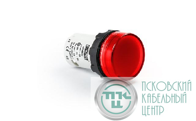 Арматура сигнальная моноблочная 24В красн. EMAS MBSD024K