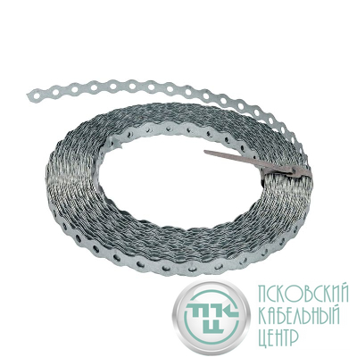 Лента монтажная перфорир. ЛМПВ 17х0.55 волна для прямого монтажа (уп.25м) Промрукав PR08.4264