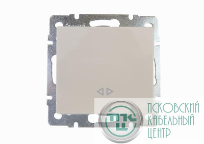 Выключатель промежуточный 1-кл. СП Rain IP20 механизм крем. LEZARD 703-0388-107