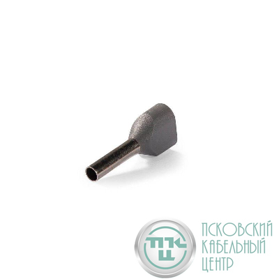 Наконечник штыревой втулочный изолированный НШВИ(2) 0.75-8 ЕВРО сер. КВТ 103244