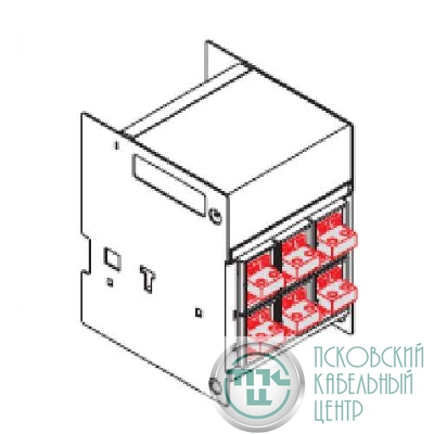 Часть фиксированная E3 W FP 3p HR-HR ABB 1SDA059666R1