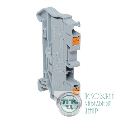 Колодка клеммная пружинная 2.5 Push-in сер. EKF PIT-2.5