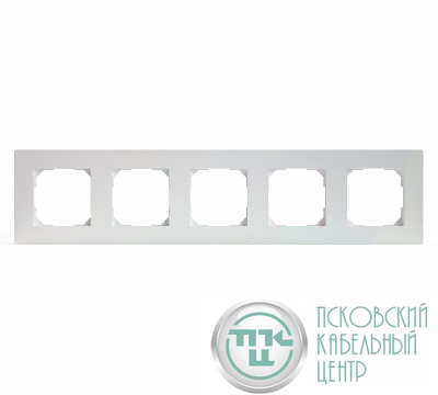 Рамка 5-м Pixel перламутр. TOKOV ELECTRIC TKE-PX-RM5-C04