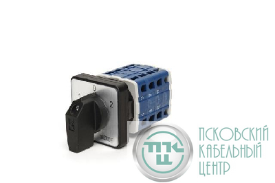 Переключатель полюсов реверс. трехфазный (1-0-2) 32А EMAS PSA032KD334S