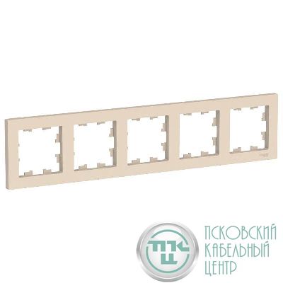 Рамка 5-м AtlasDesign универс. беж. SE ATN000205