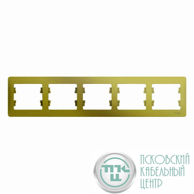 Рамка 5-м Glossa горизонт. фисташк. SE GSL001005