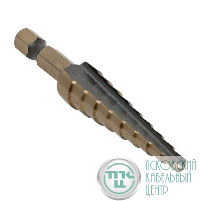 Сверло ступенчатое ST-4-12/1 HSS 9 ступ. EKF ST-4-12/1