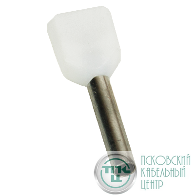Наконечник штыревой втулочный под два провода НШвИ2 OptiKit T-Shv2-PVC- 0.75-10 (уп.100шт) КЭАЗ 278044