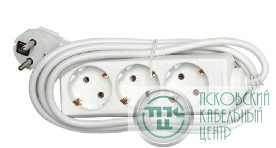 Удлинитель 3х5м с заземл. 16А IP20 94 180 NPE-S-03-500-E-3х1 ПВС 3х1 Navigator 94180