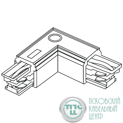 Соединитель Connector TF L-shaped internal black СТ 4909001040
