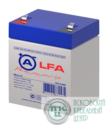 Аккумулятор 12В 4.5А.ч LFA FB4.5-12 LFA