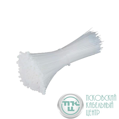 Хомут кабельный (стяжка) PCT 7.6х300-100WH PA6.6 (уп.100шт) JazzWay 5054189
