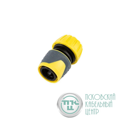 Коннектор для шланга быстросъемный с автостопом 3/4дюйма ЧЕТЫРЕ СЕЗОНА 62-0217