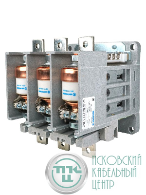 Контактор вакуумный КВТ-1.14-2.5/250-3 У3 3п 250А кат. 220В AC 4НО+3НЗ IP00 без реле Электротехник ET557368