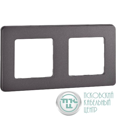 Рамка 2-м СП Inspiria IP20 дым. IEK 673947
