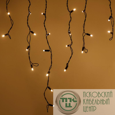 Гирлянда ARD-ICICLE-CLASSIC-5000x500-BLACK-160LED-FLASH Warm (230В 10Вт IP65) Ardecoled 042726