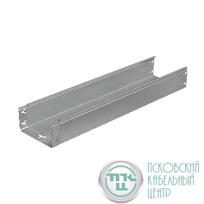 Лоток листовой неперфорированный 200х100 L3000 сталь 1.2мм "БЫСТРЫЙ МОНТАЖ ПЛЮС" LNplus100-200-1.2-3000 HD гор. оцинк. КМ PL1311
