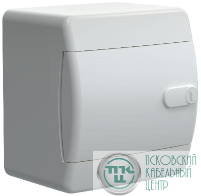 Корпус ЩРН-П-4 UNION Compact IP41 бел. дверь пластик. IEK UIC-KP13-N-04-41-K01