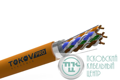 Кабель витая пара F/UTP 4х2х23AWG(0.57мм) кат.6 ZH нг(А)-HF (LSZH) indoor 305м (м) PRO TOKOV ELECTRIC TKP-C06-F42-6-RU-LSZH