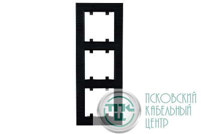 Рамка 3-м Karea LINE STAR чер. Makel 86054703
