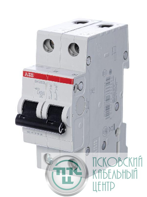 Выключатель автоматический модульный 2п C 63А 4.5кА SH202L C63 ABB 2CDS242001R0634