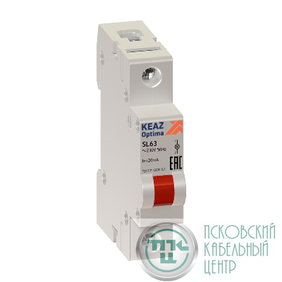 Лампа сигнальная OptiDin SL63 B 24AC/DC УХЛ3 КЭАЗ 138621