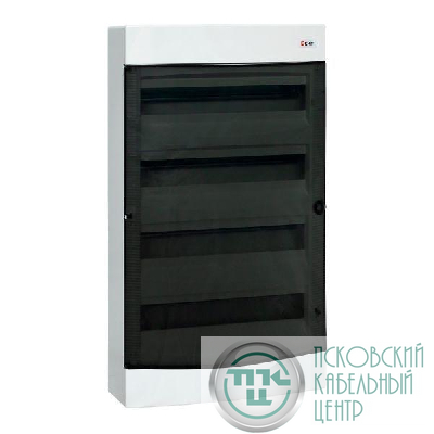 Щит распределительный навесной Unix 4x18мод. IP41 прозр. дверь PROxima EKF ux-4x18-n