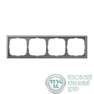 Рамка 4-м ArtGallery универс. сталь SE GAL000904