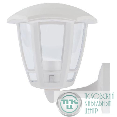 Светильник светодиодный садово-парковый ДБУ 07-8-005 3000К Дели 1 8Вт 3000К IP44 6 гранный настенный бел. Эра Б0064225