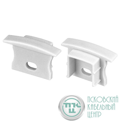 Заглушка LINE-2315-F с отверстием пластик (комплект) Arlight 044269
