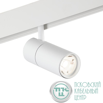 Светильник светодиодный трековый поворотный магнитный 6Вт 48В 3000К 24град. бел. Vitaluce VT0200010-00.1