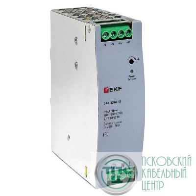 Блок питания на DIN-рейку 120Вт Uвх ~ 220В AC Uвых - 12В DC постоянного тока EKF DR-E-120W-12