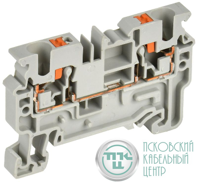 Колодка клеммная CP 4кв.мм сер. IEK YCT20-00-K03-004