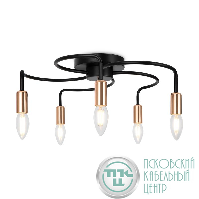 Светильник Matis 40Вт E14х5 IP20 потолочн. Freya FR4010CL-05GB