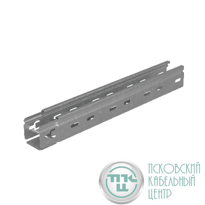 Лоток листовой перфорированный 50х50 L3000 сталь 0.55мм "БЫСТРЫЙ МОНТАЖ ПЛЮС" LPplus50-50-0.55-3000 оцинк. КМ PL0195