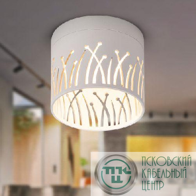 Светильник OL54 WH под лампу GX53 IP20 настенно-потолочный спот бел. Эра Б0061191