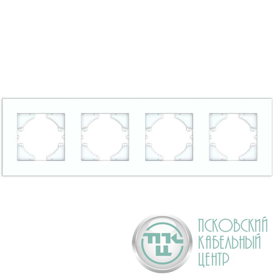 Рамка 4-местн City бел. GUSI С1114-001