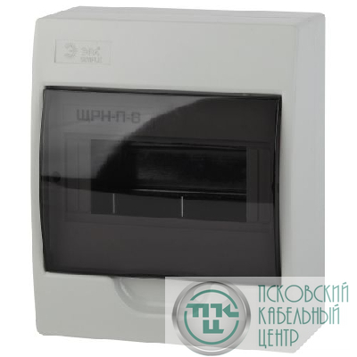 Бокс навесной ЩРН-П-8 8мод. IP41 пластик SIMPLE NO-box_simple-plastic_8_surface BOXS08 Эра Б0041523
