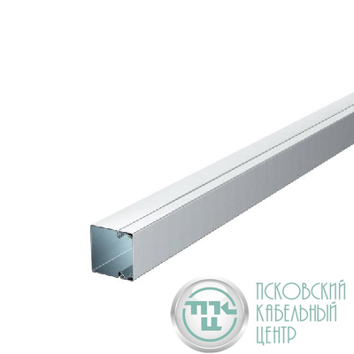 Кабель-канал (короб с крышкой) 40х40 L2000 сталь 0.7мм LKM конвейерн. цинк. метал. OBO 6246990