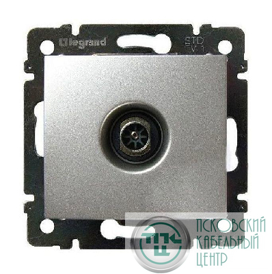 Розетка телевизионная TV СП Valena 2400мГц механизм алюм. (DIY-упак.) IEK 694345