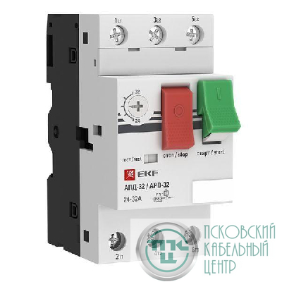 Выключатель автоматический для защиты двигателя АПД-32 24-32А EKF apd2-24-32